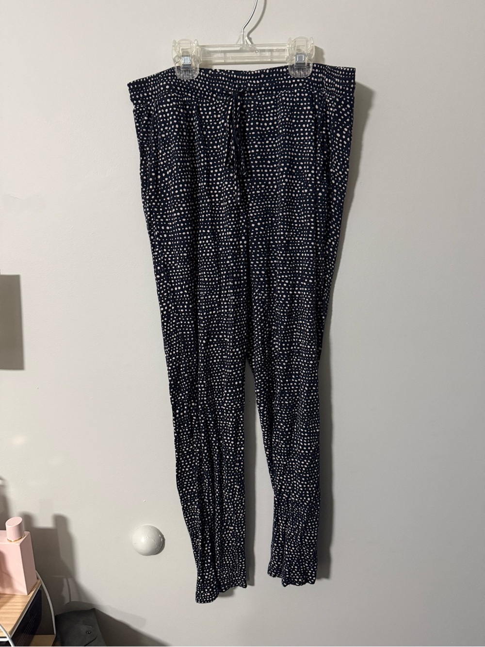 H&M Navy blue polka dot pants